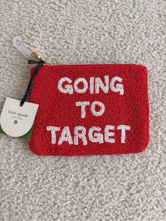 kate spade Handbags - NWT Kate Spade x Target “Going to Target” Beaded Zip Pouch